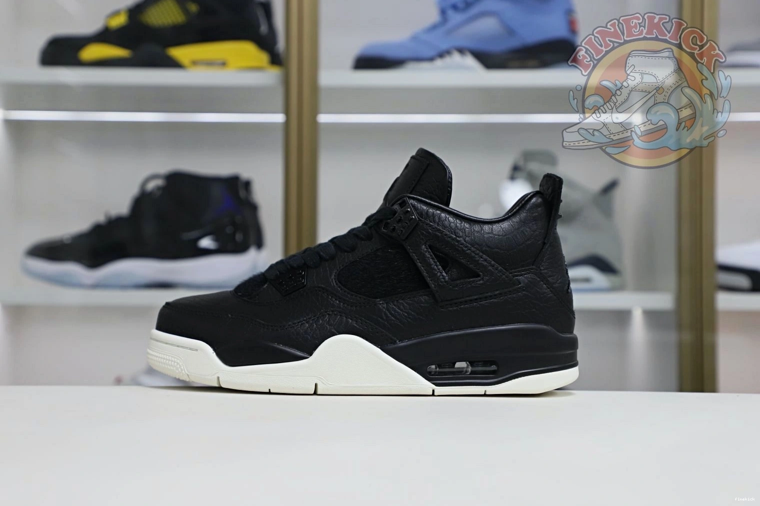 black Jordan retro Air ponyhair 4 Jordan 1018